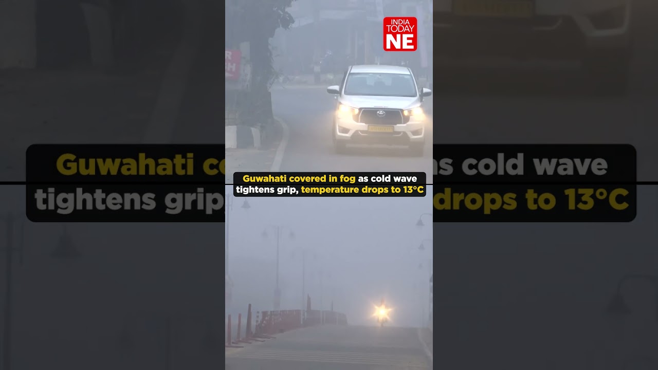 Guwahati covered in fog as cold wave tightens grip, temperature drops to 13&deg;C