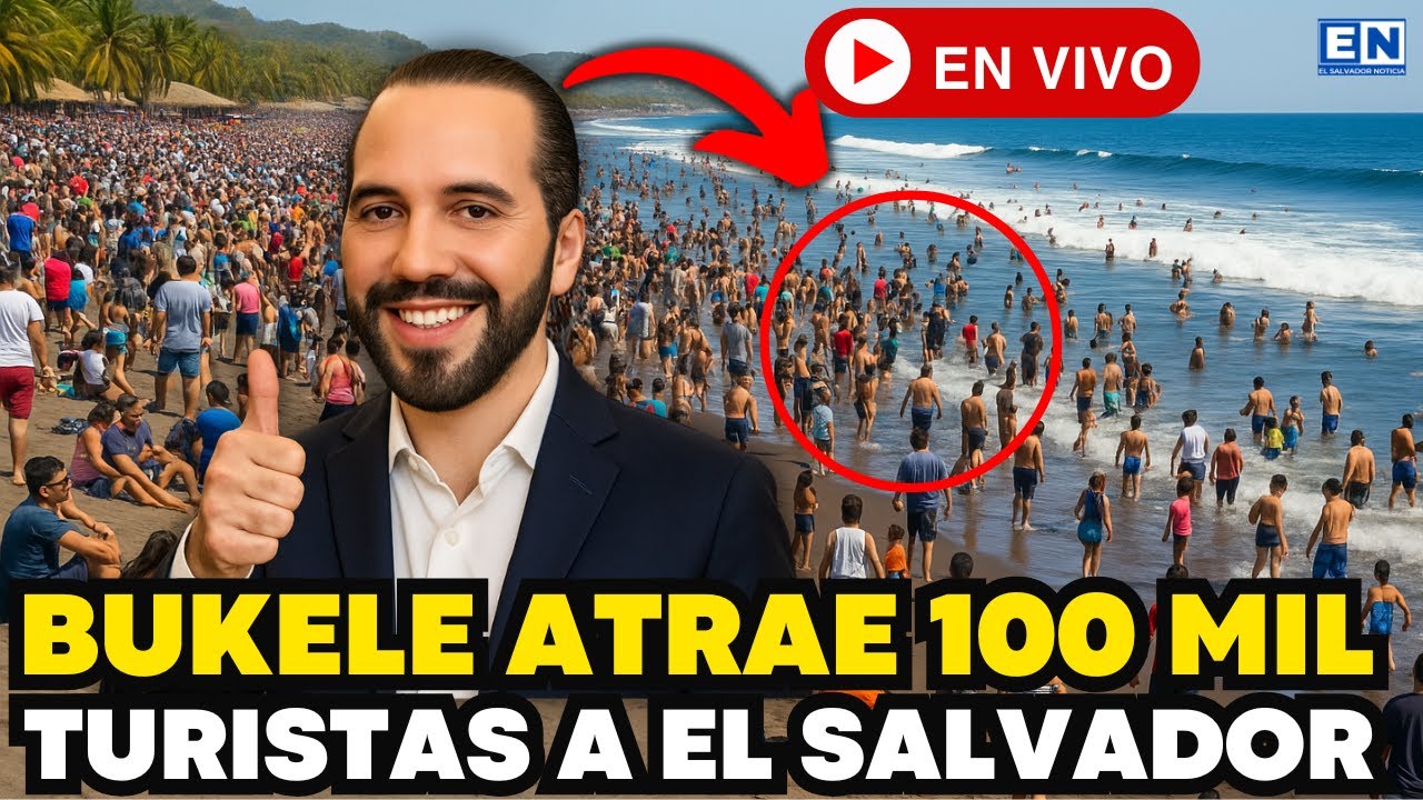INCREDIBLE! BUKELE MAKES HISTORY: MORE THAN 100,000 TOURISTS ARRIVE IN EL SALVADOR 🇸🇻🔥😱