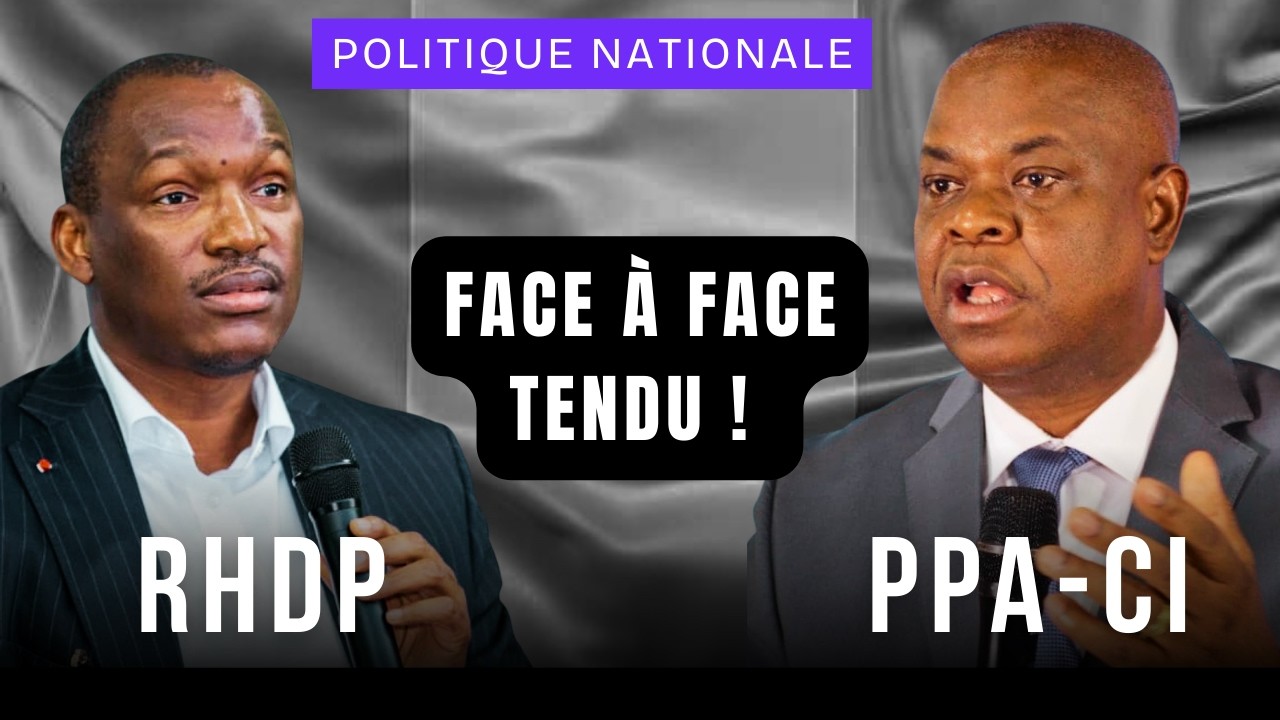 Politique : face-à-face tendu entre le porte-parole du PPA-CI et le ministre Mamadou Touré du RHDP.