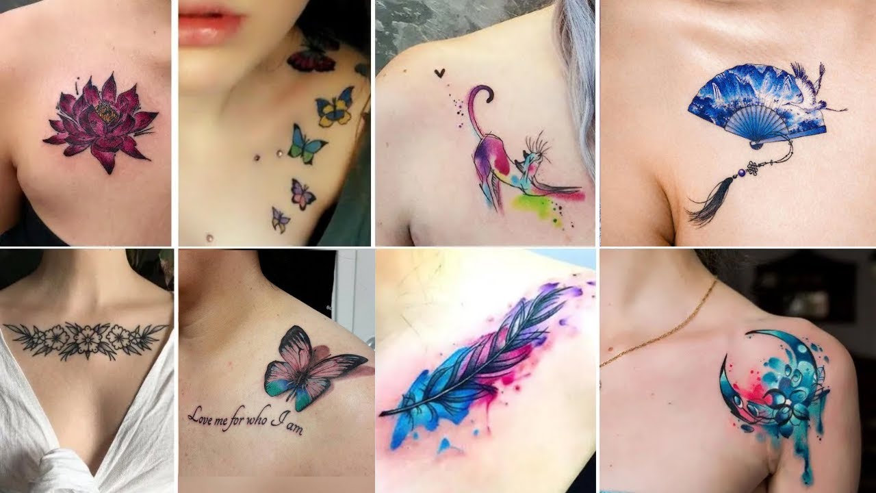 Collarbone Tattoo Ideas For Females 2023 | Collarbone Tattoos For Women 2023 | Womens Tattoo Ideas