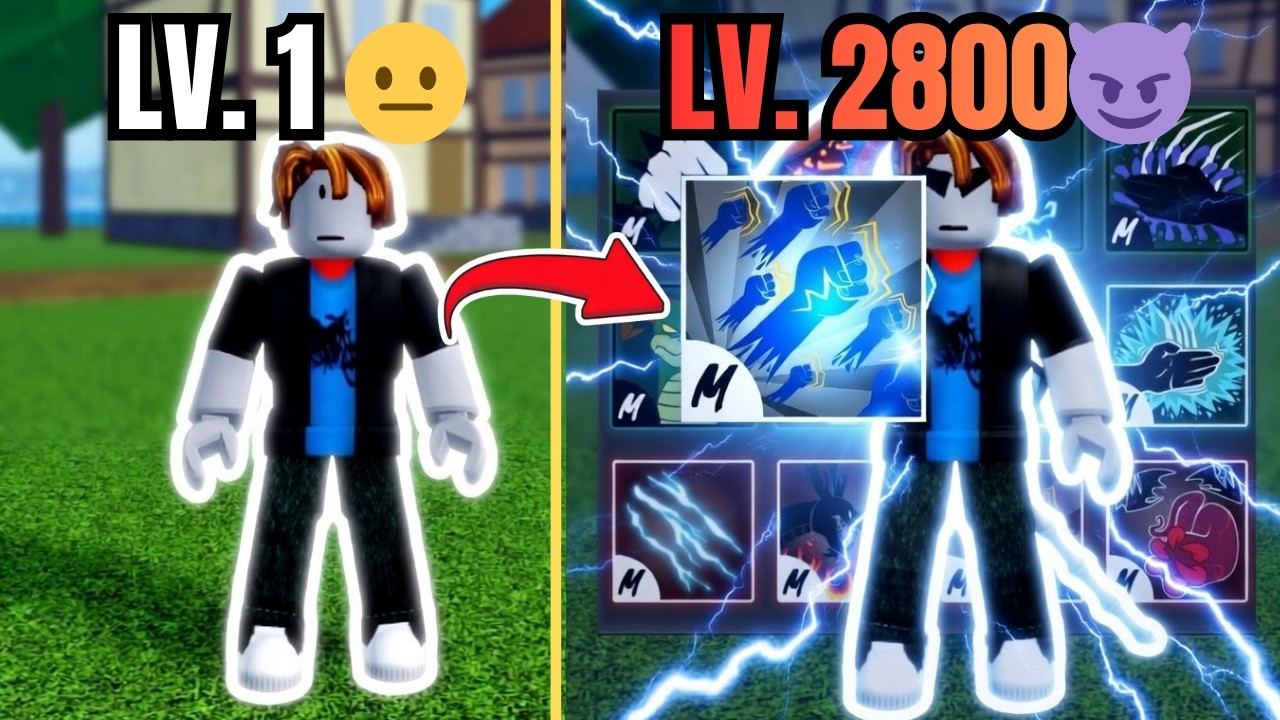100 Ngày Cày Chay Từ LV1 → 2800 & Lấy God Human… Và Cái Kết!? | Blox Fruits