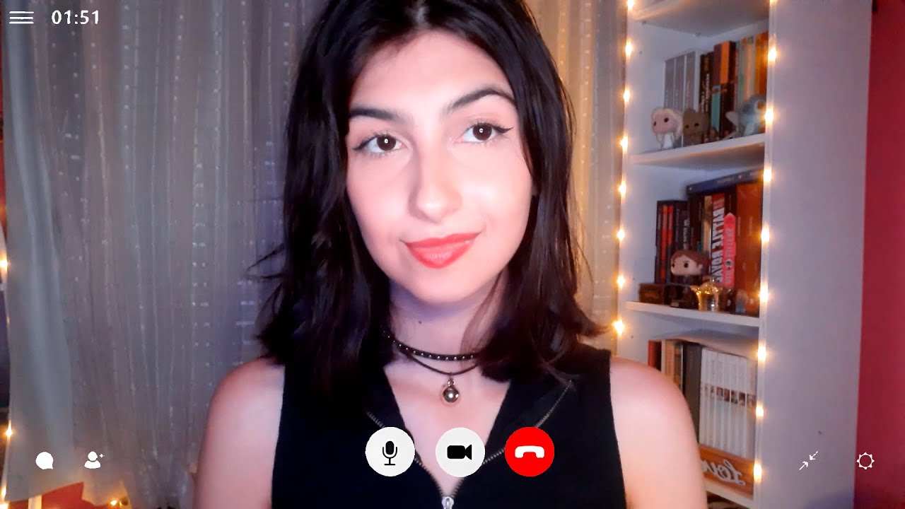 ASMR Chamada de vídeo com a sua namorada 🥰