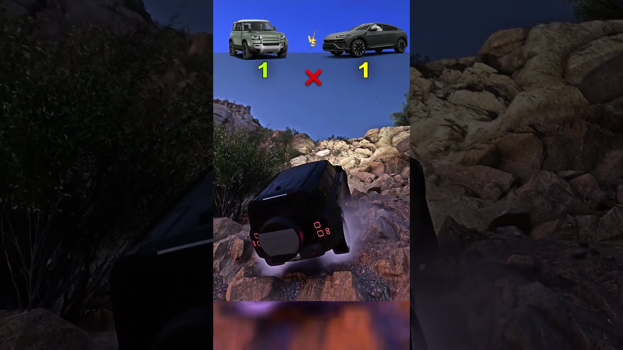 Landrover Defender VS Lamborghini Urus