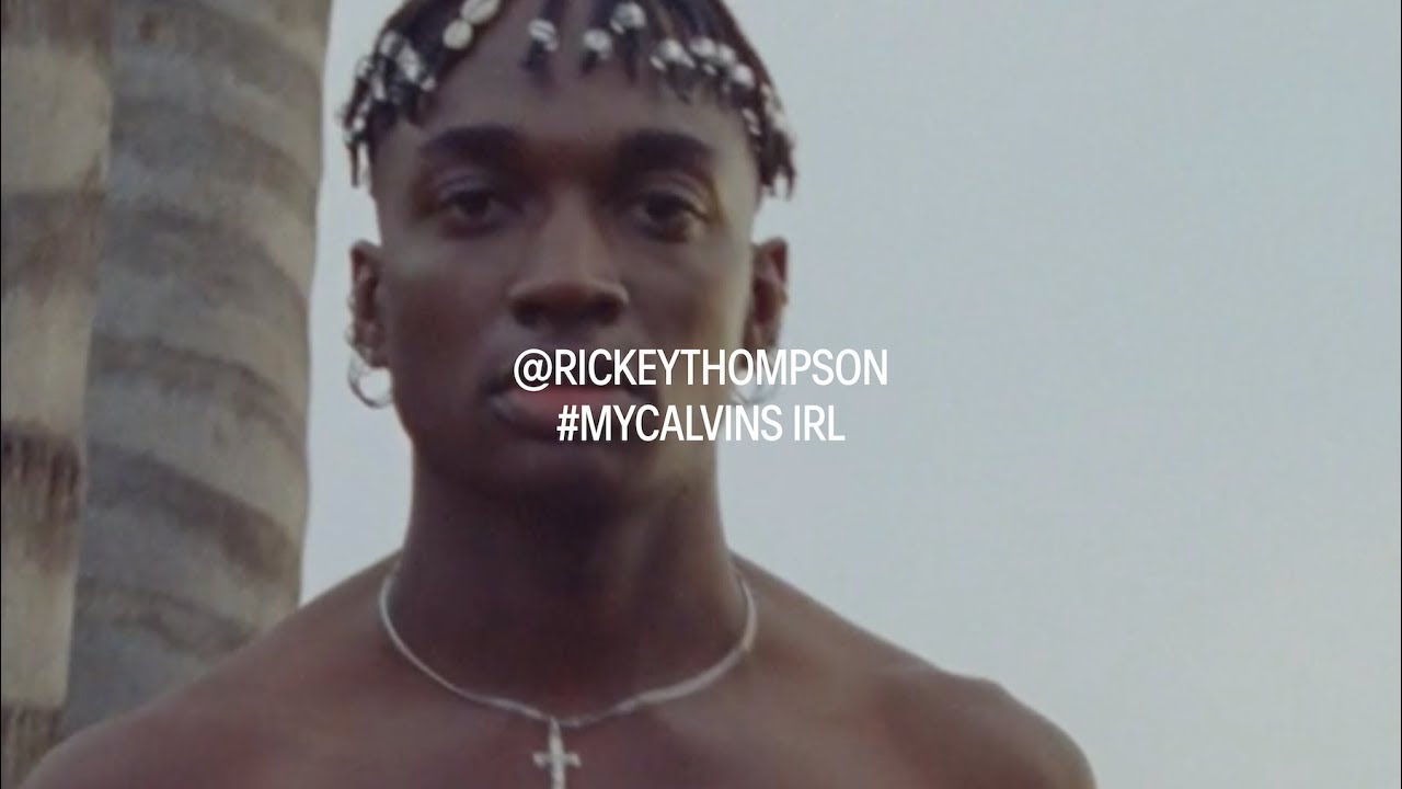 This is Rickey Thompson IRL in #MYCALVINS | CALVIN KLEIN