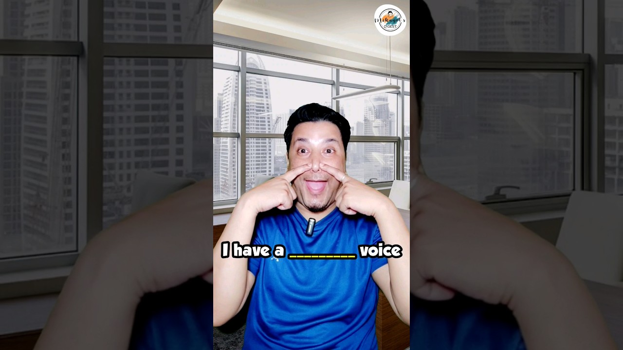 Words That Describes Someone's Voice In English? #shorts #learnenglish #youtubeshorts #viralshorts