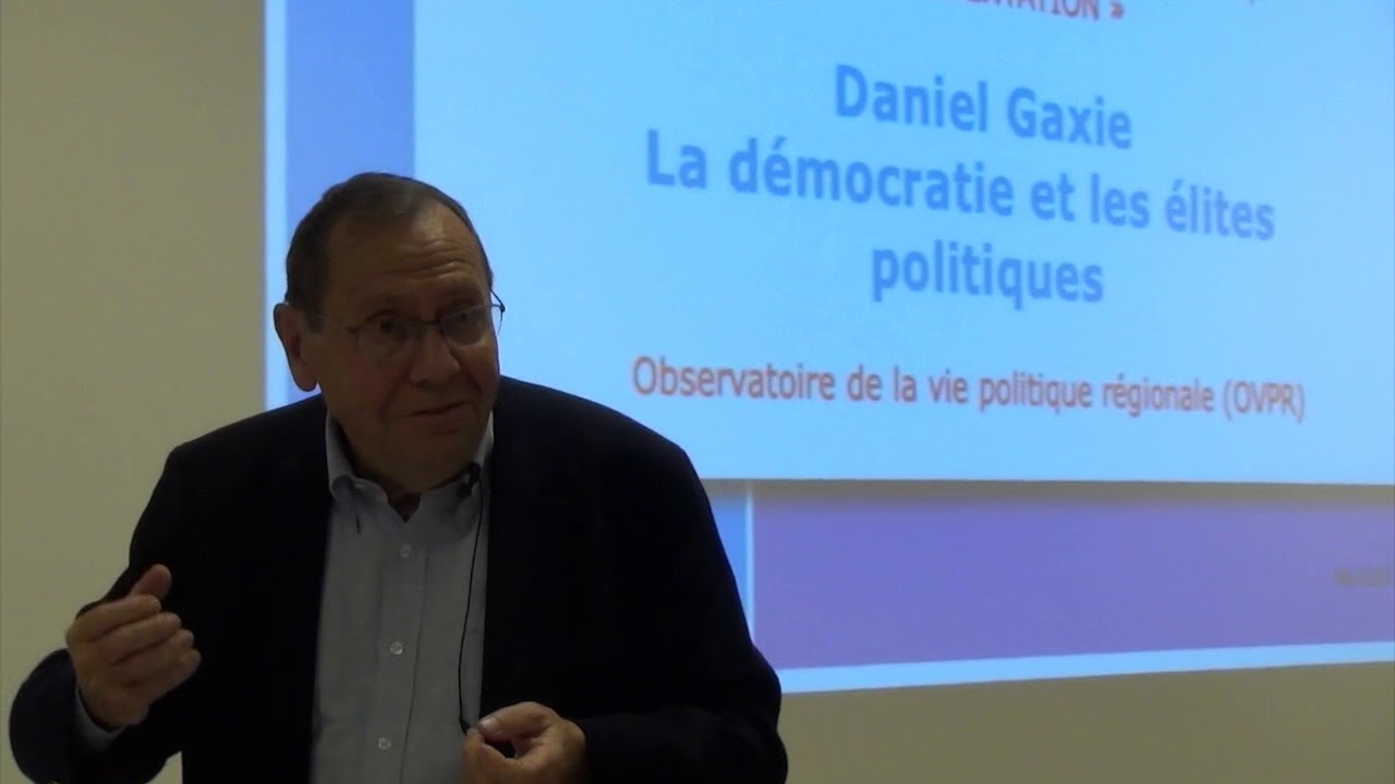 Daniel Gaxie - La démocratie et les élites politiques