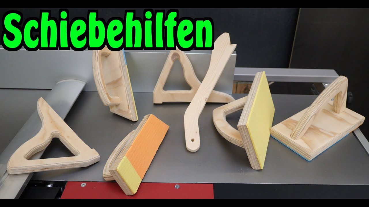 Schiebehilfen f&uuml;r Fr&auml;se, Abrichte und S&auml;ge schnell gebaut.