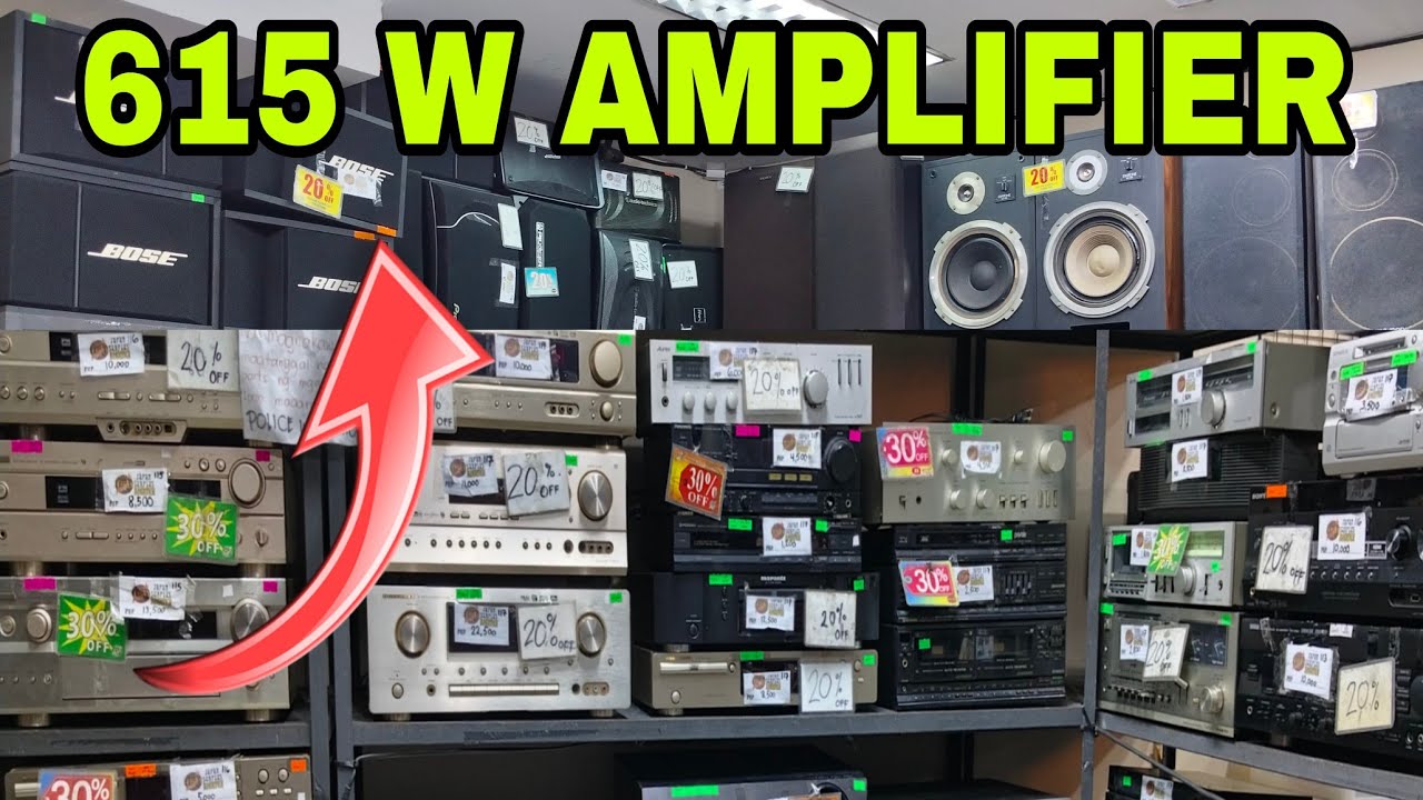 JAPAN SURPLUS AMPLIFIER SPEAKER  NAG SALE | PWIDI NA BUMILI ANG MALALAYO LUGAR VISAYAS AT MINDANAO!!