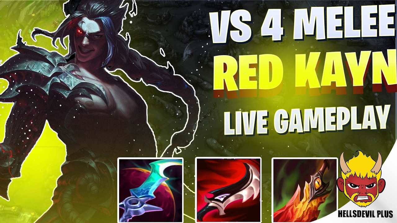 КРАСНЫЙ КЕЙН ПРОТИВ 4 МИЛИЩНИКОВ: РЕЗНЯ &mdash; Геймплей за HellsDevil Plus в Wild Rift