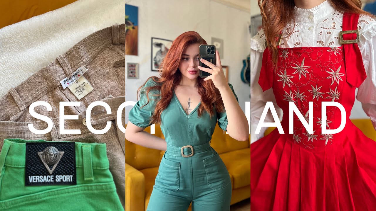 Я КУПИЛА ЭТО на распродаже в СЕКОНД-ХЕНДЕ 💎🤩|Yves Saint Laurent,Versace и другие 💸