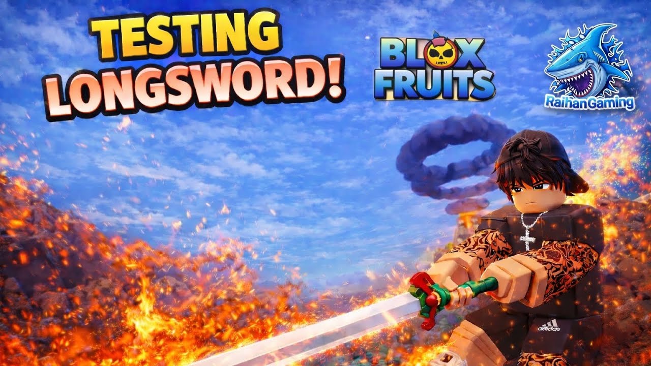 Testing skill Long sword di blox fruits#bloxfruits#robloxindonesia