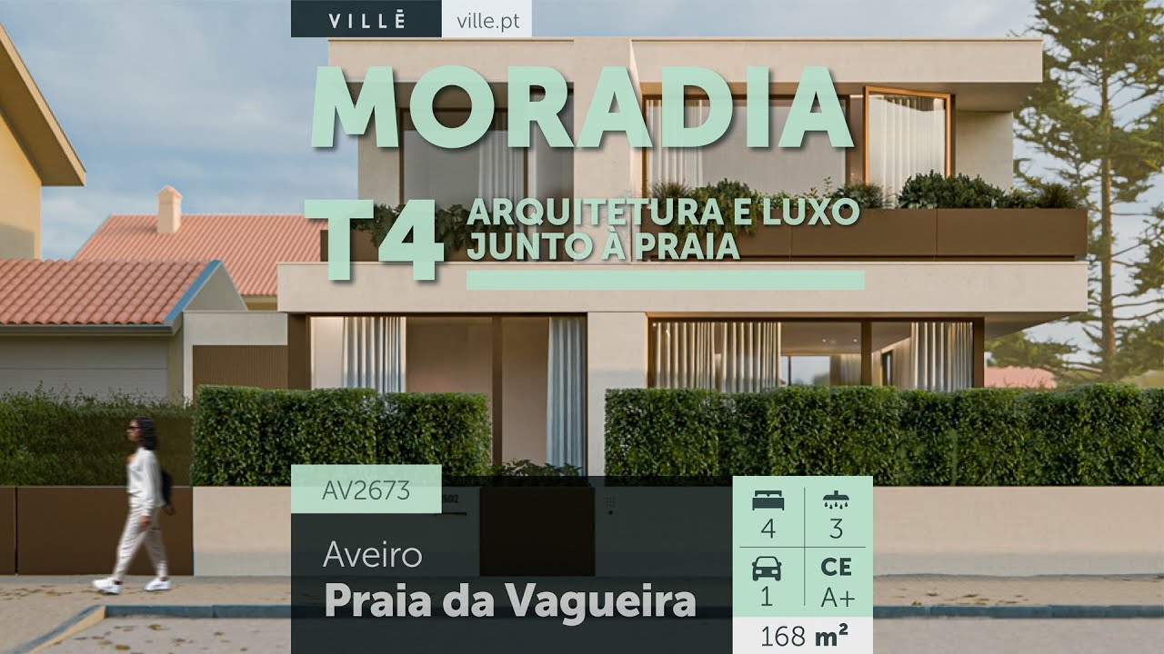 Moradia T4 de Luxo na Praia da Vagueira, Aveiro | AV2673