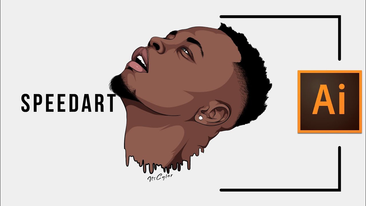 How to cartoon yourself in adobe illustrator using huion tablet vector portrait illustration 2019