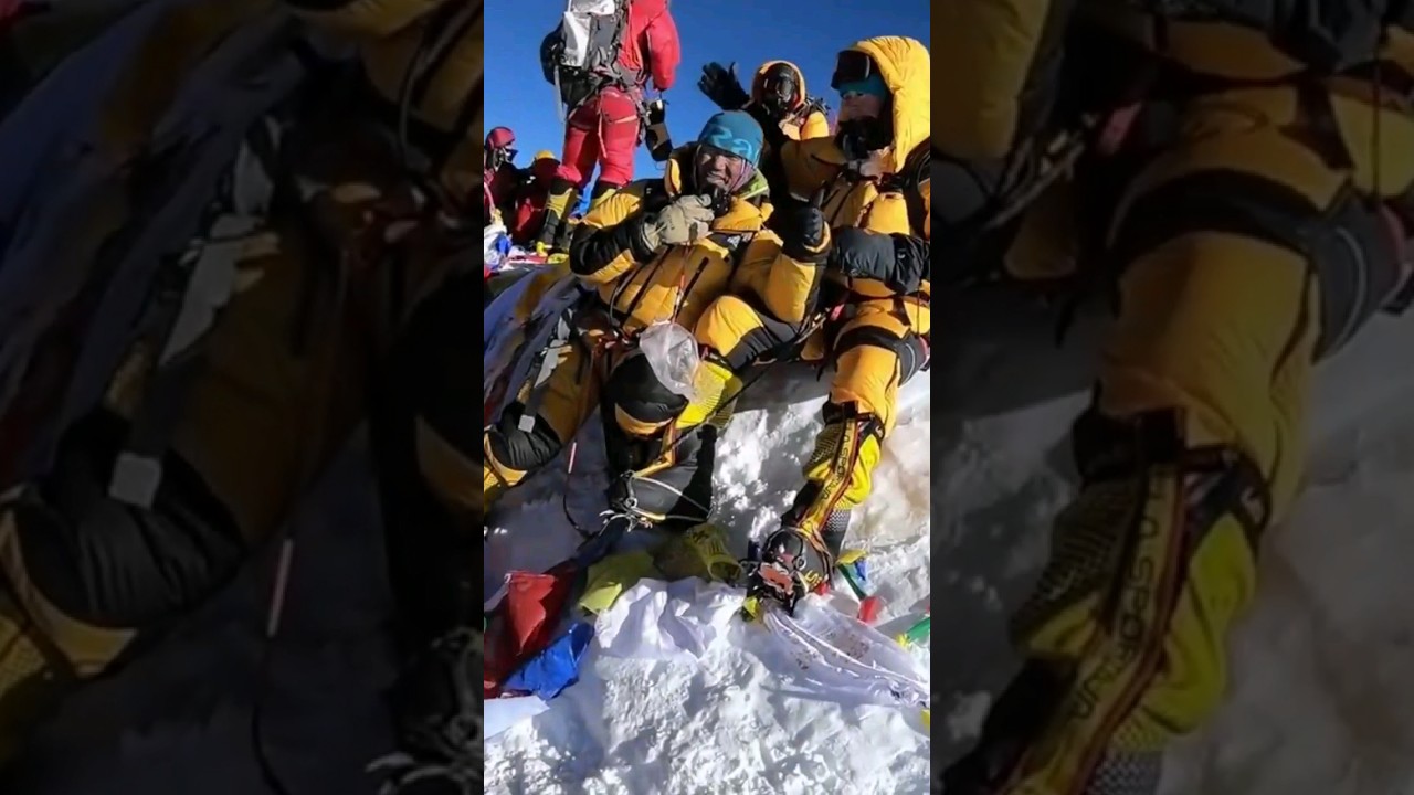 O topo do Monte Everest 🗻🧗&zwj;♂️