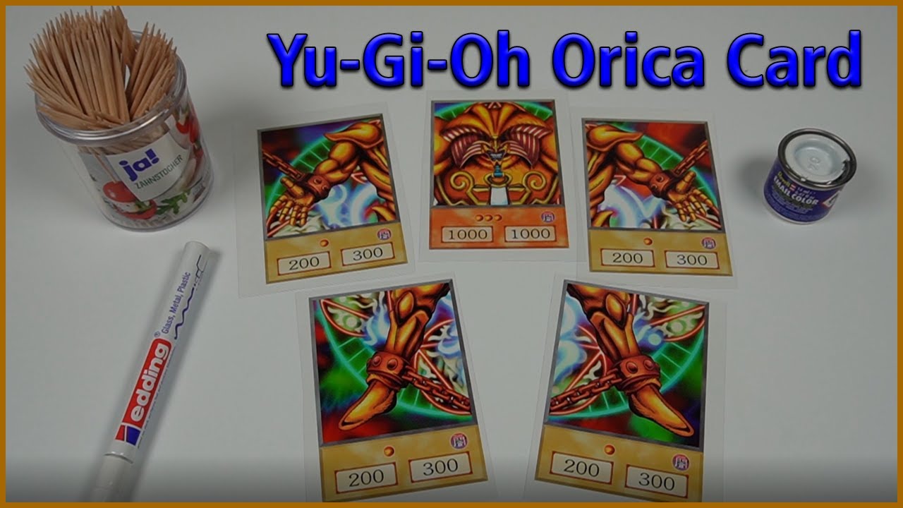 How to make a Anime Secret Rare Orica Card (Yu-Gi-Oh)