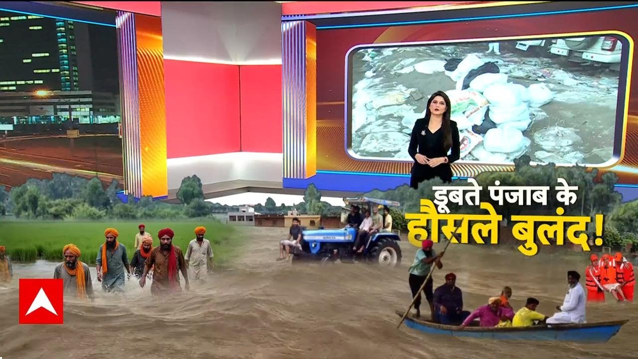 Punjab Floods: पंजाब में 'सदी की सबसे बड़ी बाढ़', 43 की मौत, 3 लाख एकड़ फसल बर्बाद