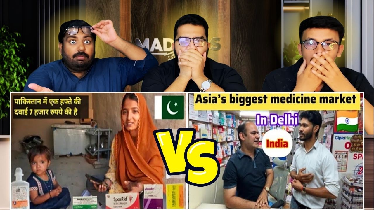 Reaction on Medicine Price in India vs Pakistan Comparison 💊| सस्ती दवा कौन? | Pakistani Reaction 🔥