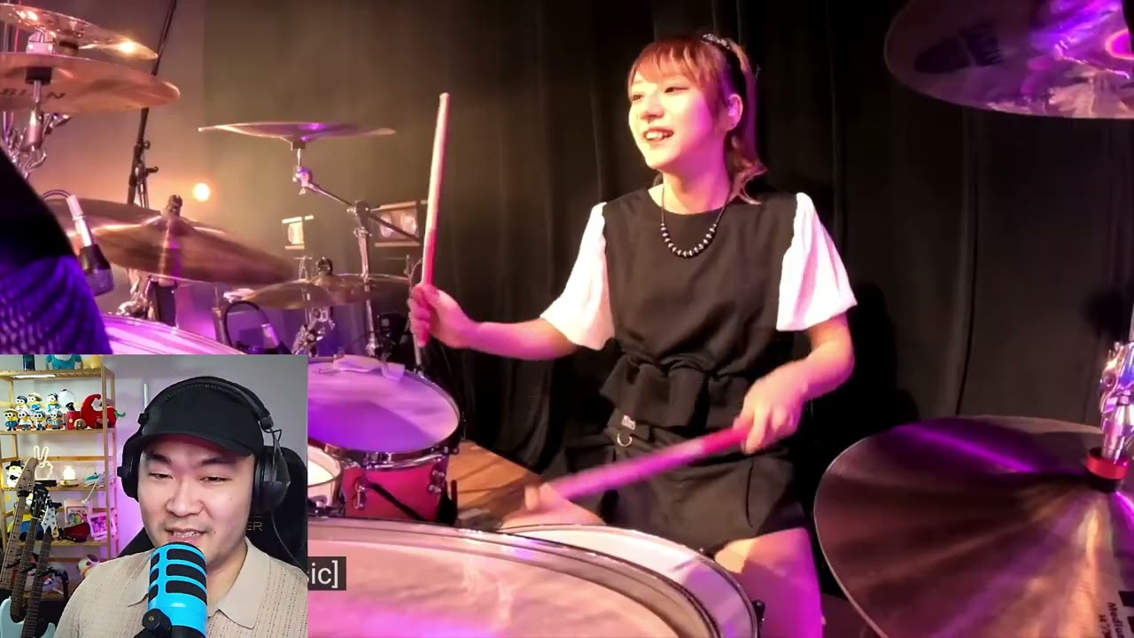 Musician's FIRST time hearing the awesomely kawaii KOIAI (Kanade Sato 佐藤 奏 on 🥁)