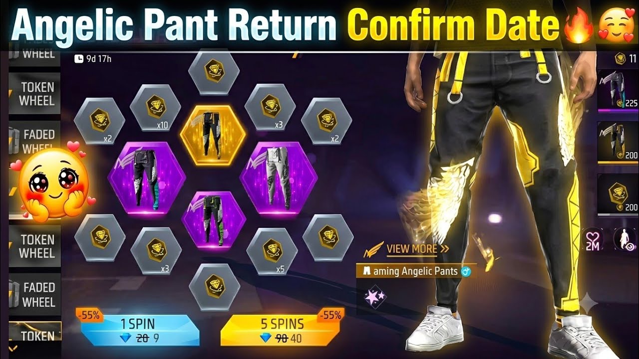 Angelic Pant return confirm date 2026💥🤩 | angelic pant return | ff angelic pant event | ff new event