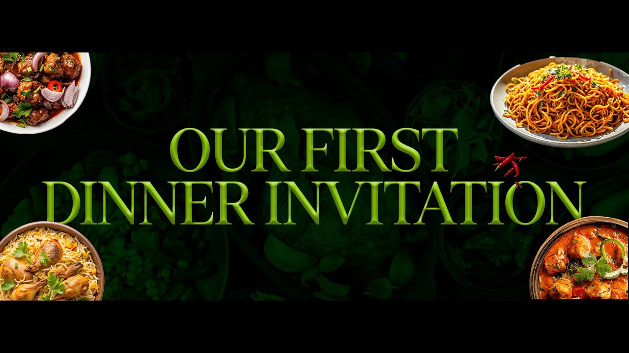 Our First Dinner Invitation | First Dawat at khala Home 🏡✨