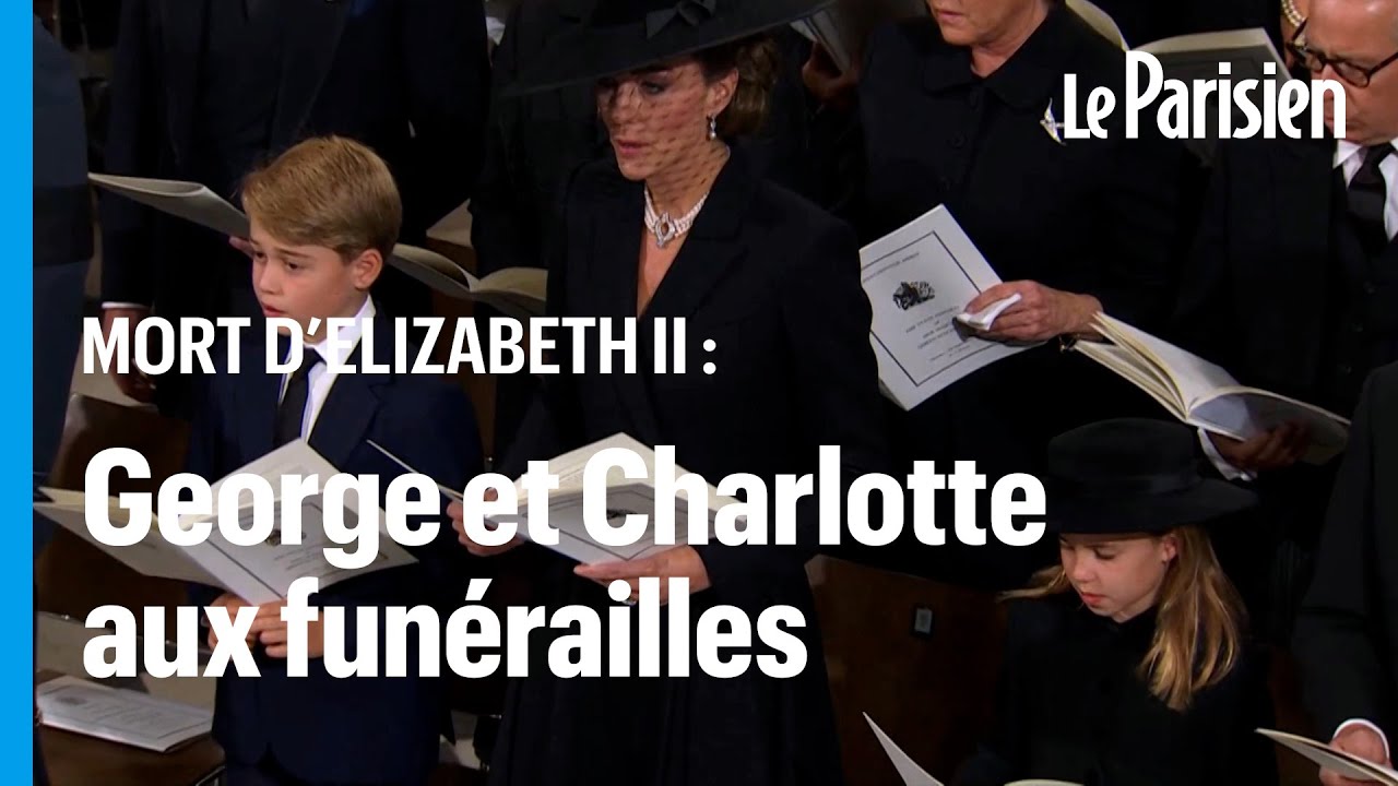 Les petits princes George et Charlotte ont participé aux funérailles de la reine Elizabeth II