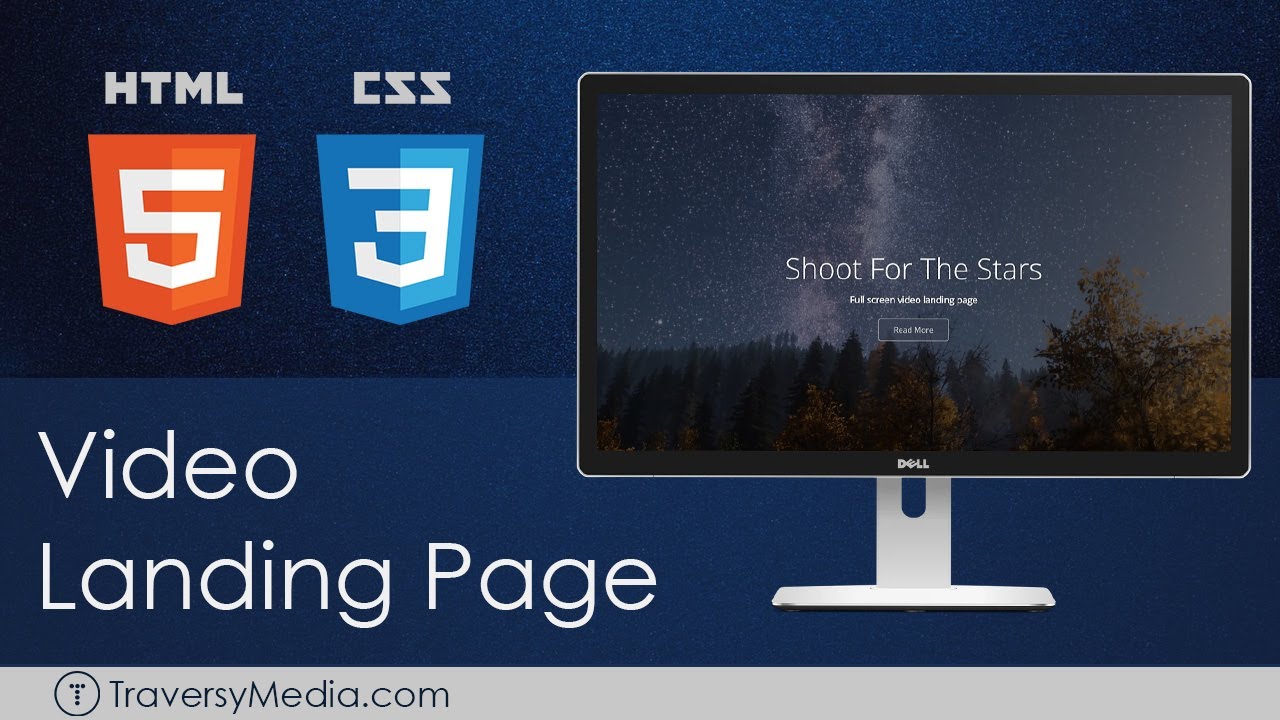 Full Screen Video Background - HTML & CSS