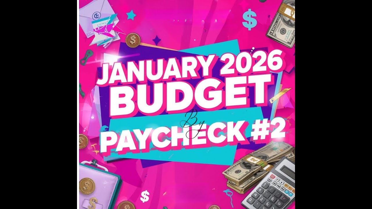 January 2026 Budget by Paycheck #2 | Real Paycheck to Paycheck Budgeting & Cash Stuffing Allocations