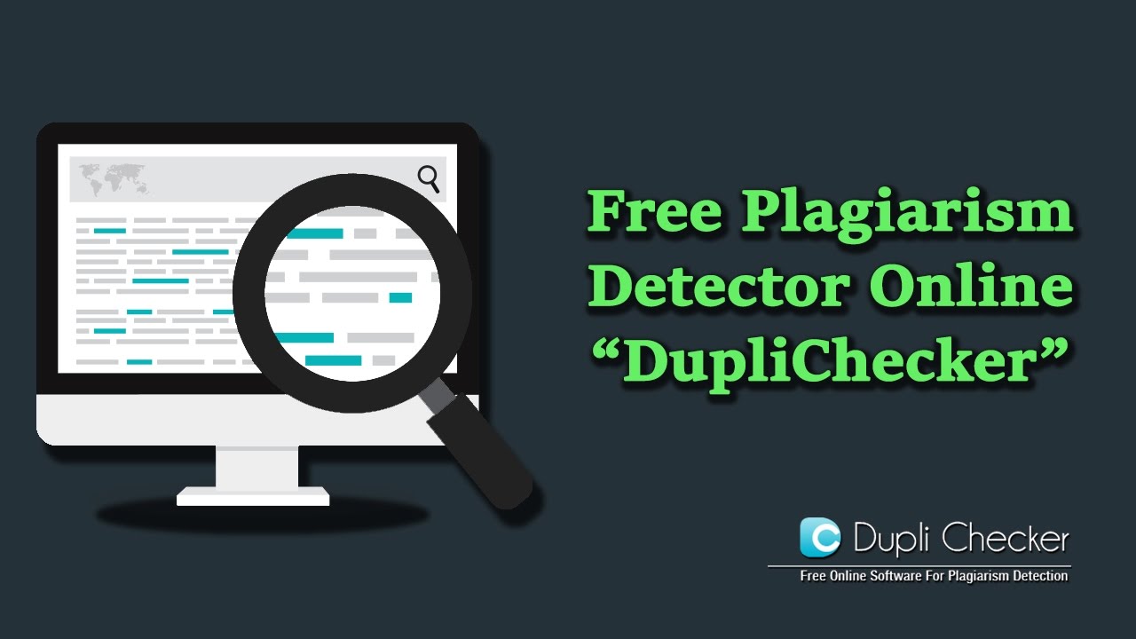 Free plagiarism detector online, DaupliChecker | video tutorial by TechyV
