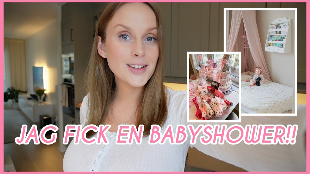 Gravid vecka 32 | Gör om Melissas rum, ny medicin, in till förlossningen & min babyshower 💗