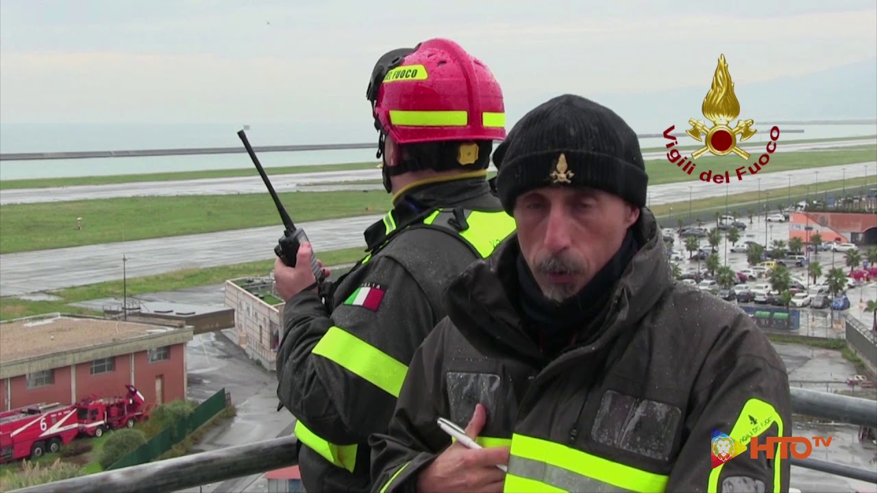 Vigili del Fuoco - Genova, Esercitazione Canadair Direttore Operazioni Spegnimento - www.HTO.tv
