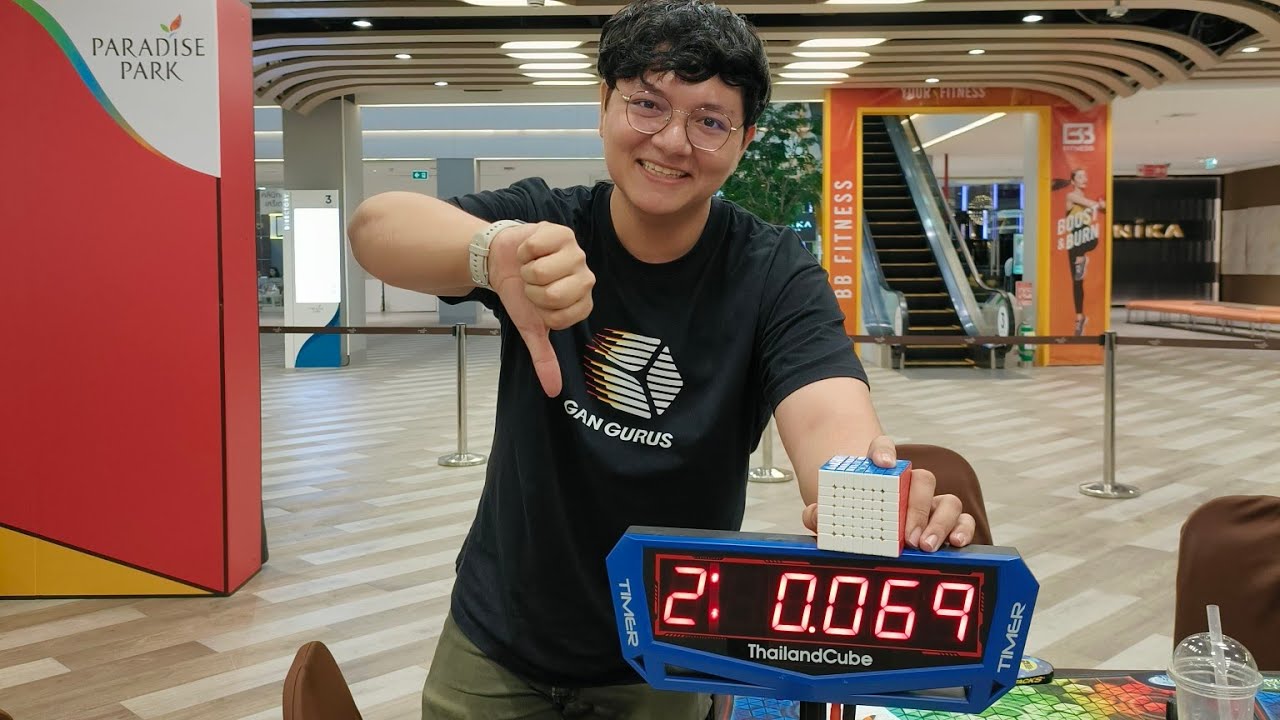 Overall PB, but still not surpassing the barrier | 2:00.06 Official 7x7 solve