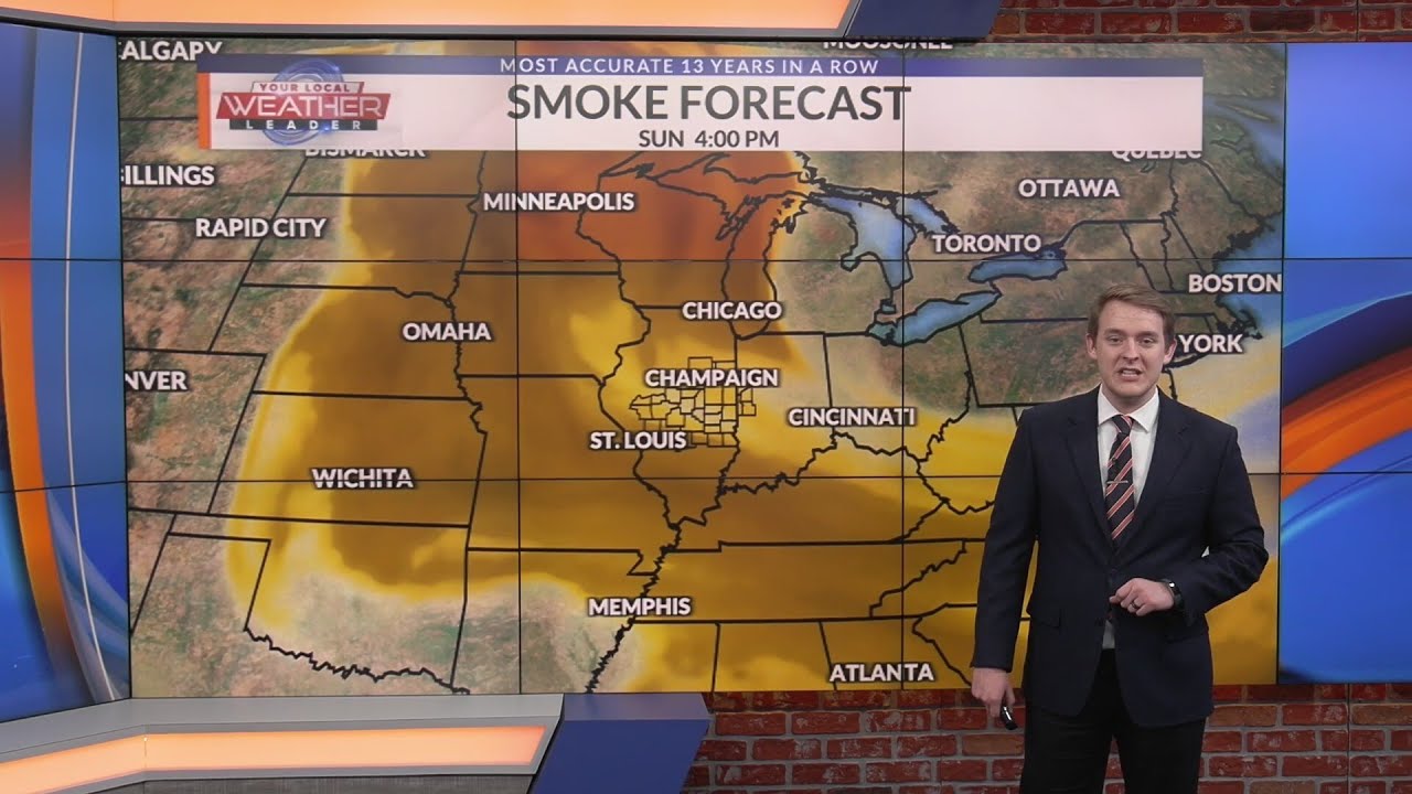 Smoke-filled skies invade Central Illinois this weekend