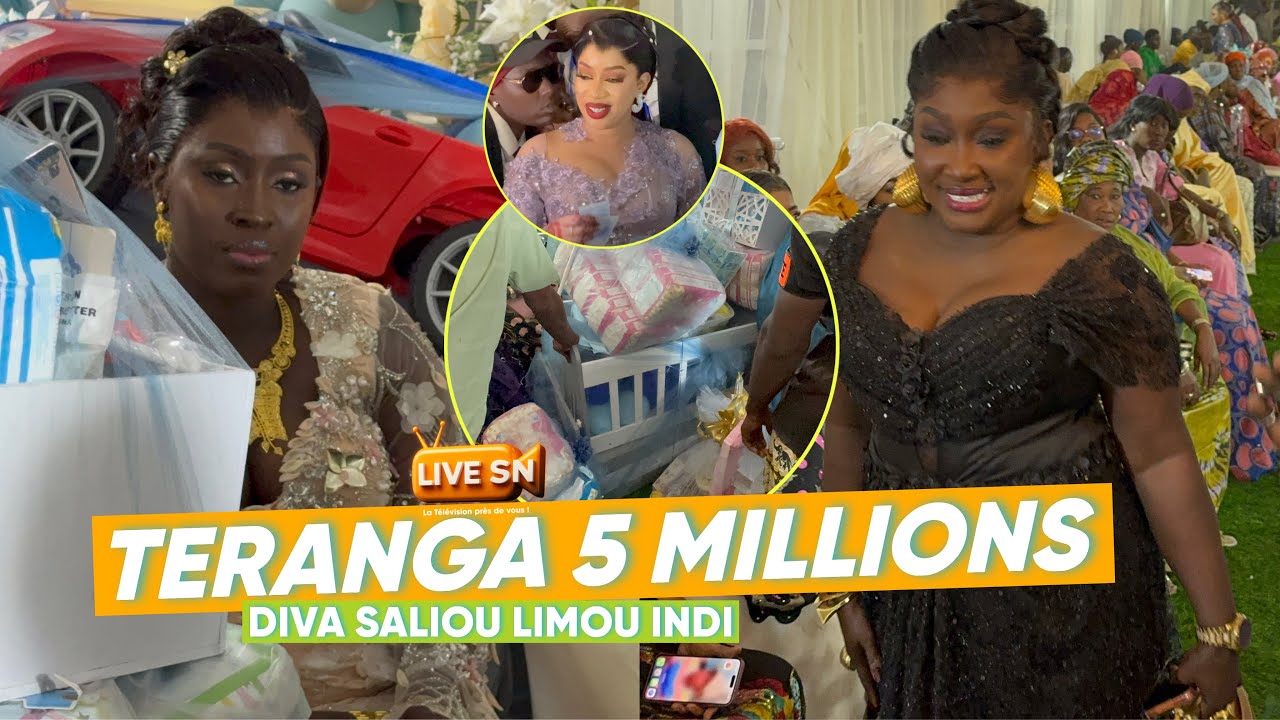 5 MILLIONS😳 LES TERANGAS DE DIVA SALIOU à FATIMA avec MAME BASSINE / BAPTÊME ROYALE DE SOUHAIBOU 