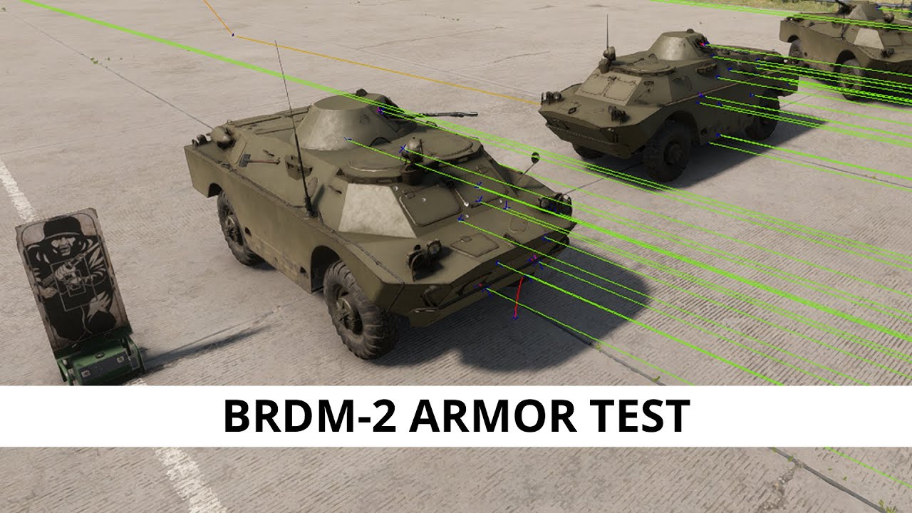 BRDM-2 Armor Test |  Arma Reforger 1.3