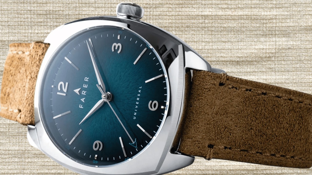 Обзор часов Farer Furneaux & Belzoni 35mm Cushion Case &ndash; красочные швейцарские часы в стиле инди.