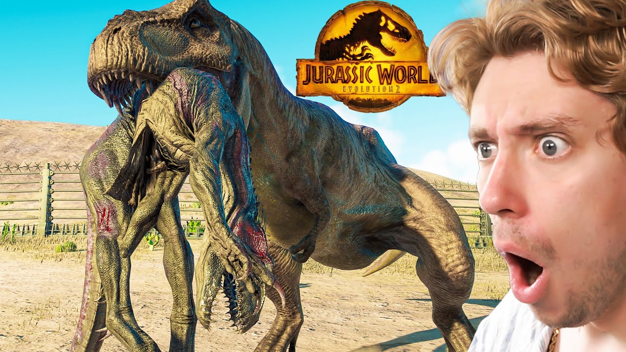 Ти-Рекс против всех гибридных динозавров в Jurassic World Evolution 2