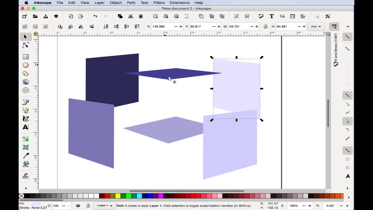 inkscape en Español #2 - formas geometricas (herramientas)