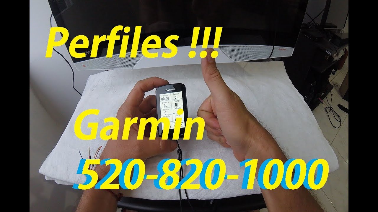 Como Personalizar los Perfiles GARMIN 520-820-1000 facil!!!!
