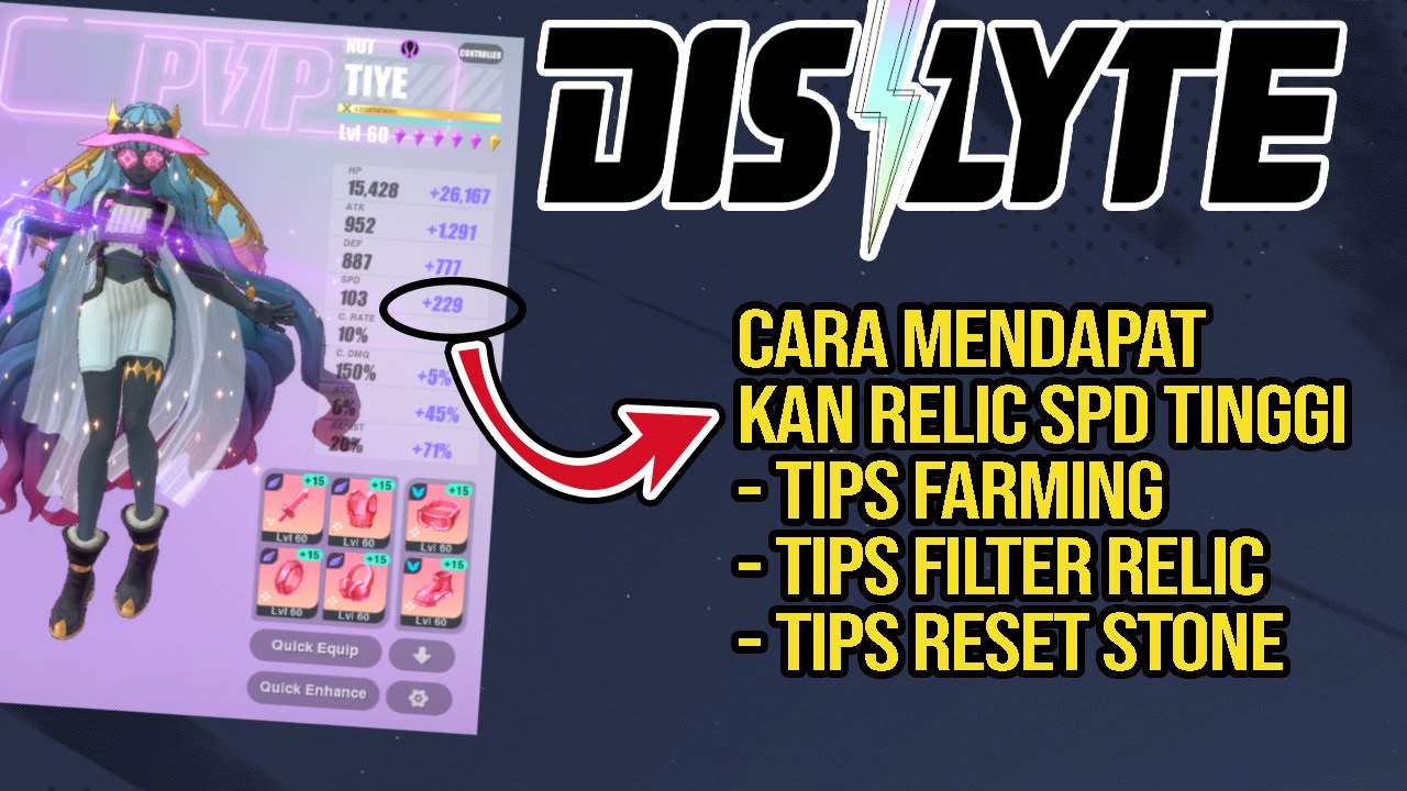 Dislyte - Tips Bagaimana Cara Mendapatkan SPD tinggi pada esper