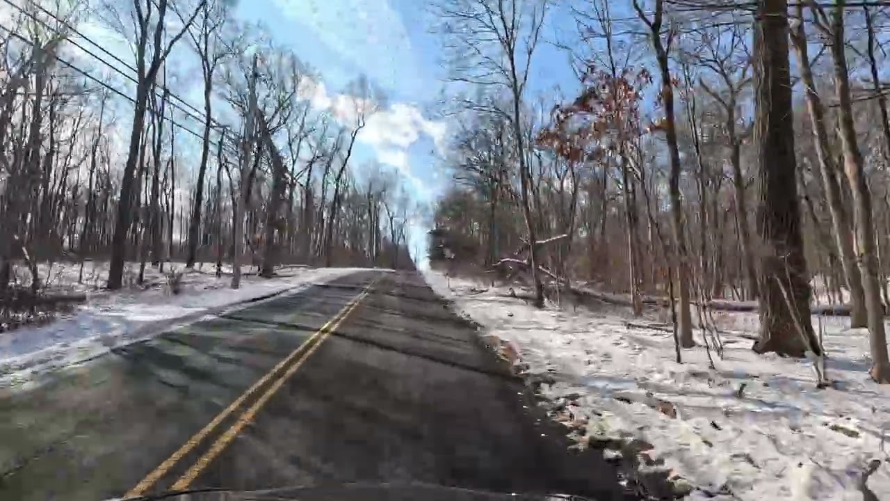 Martinsville Bridgewater NJ Winter. Washington Valley, Newman, Mountain Top Rd, Crim Rd Soccer Flds 
