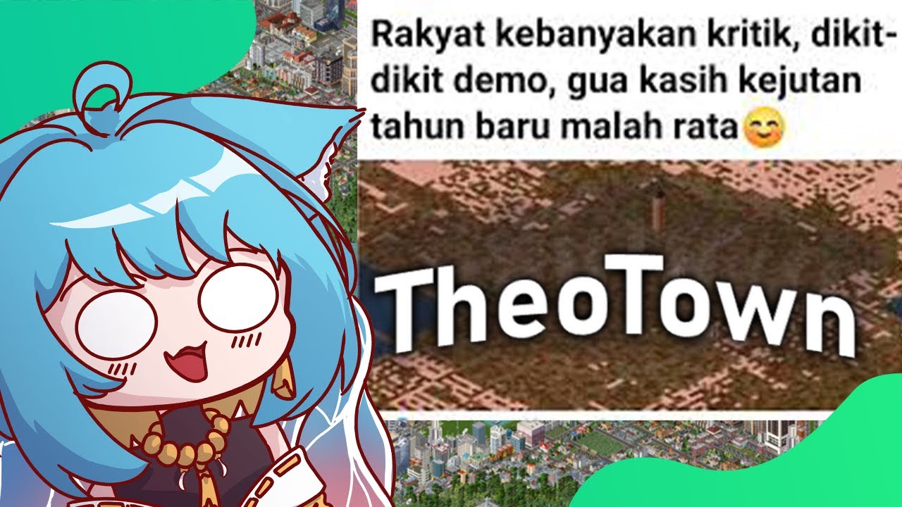 KARNA BAPAK AKU KEMBALI MEMIMPIN KOTA!! INFOKAN PLUGIN BAGUS  | THEOTOWN【Vtuber Indonesia】