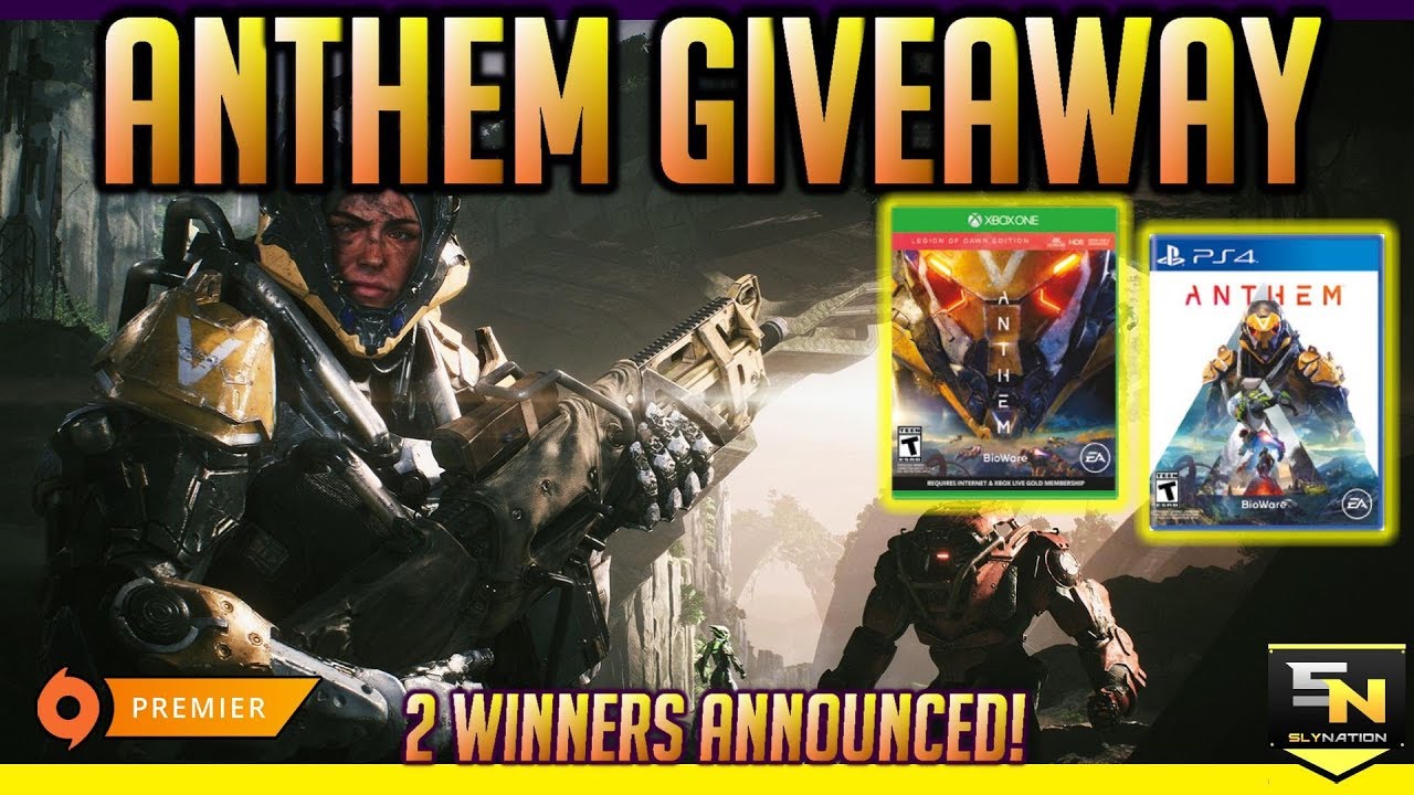 Anthem Giveaway! 1 Free Digital Game & Origin Premiere Code ***(CLOSED)***