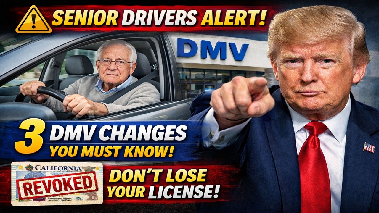 ⚠️ Senior Drivers Alert | 3 DMV Changes You Must Know | Don&rsquo;t Lose Your License!