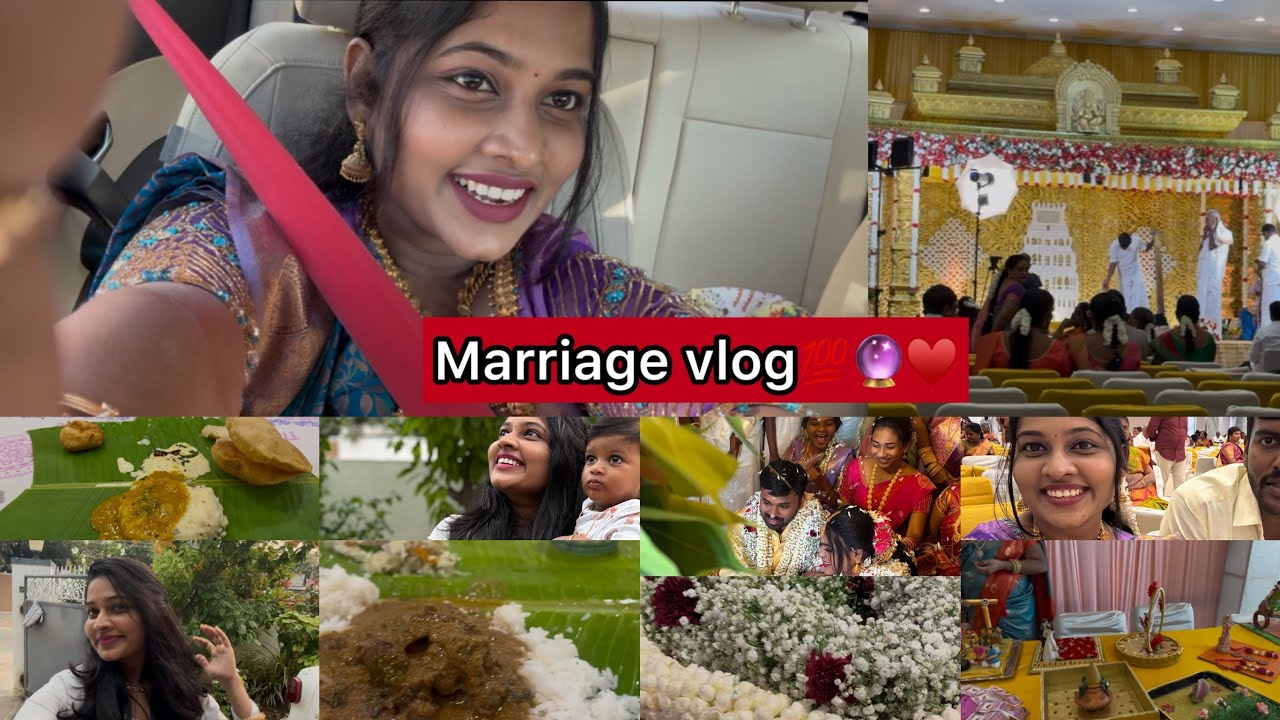 A Wedding Full of Love & Emotions ❤️ | Tamil Marriage Vlog | Balansha wedding 🌼🌹