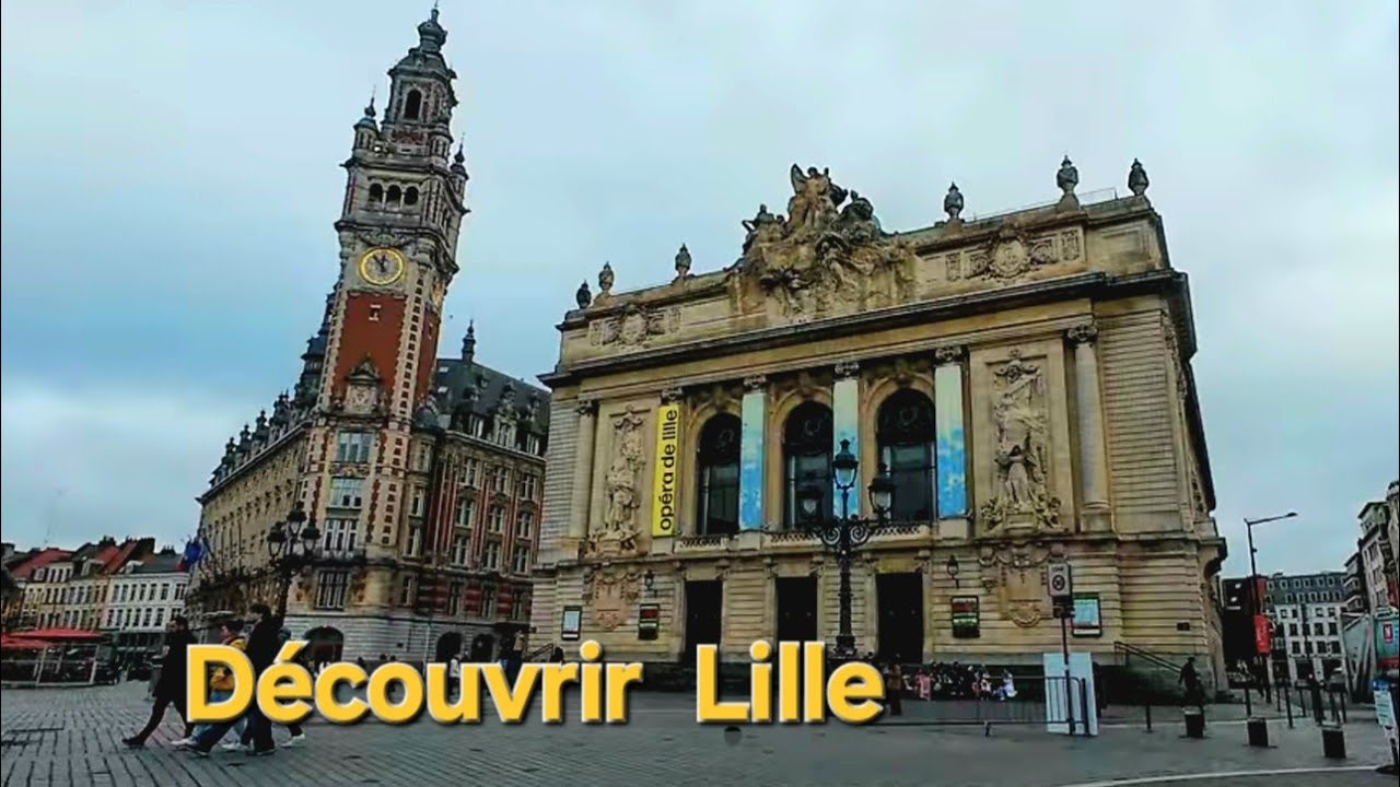 Promenade en 4K dans la magnifique ville de Lille