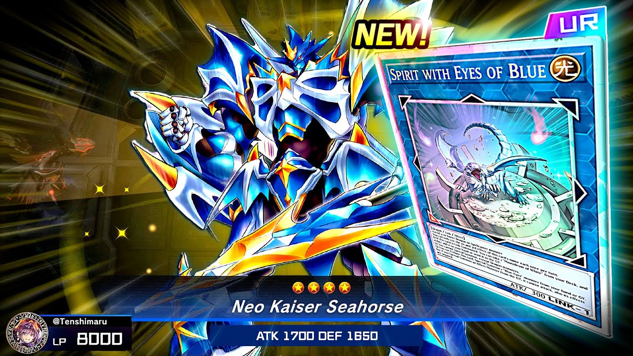 NEW BLUE-EYES SUPPORT IS HERE! NEO KAISER SEAHORSE BREAKING THE META on Yu-Gi-Oh! Master Duel