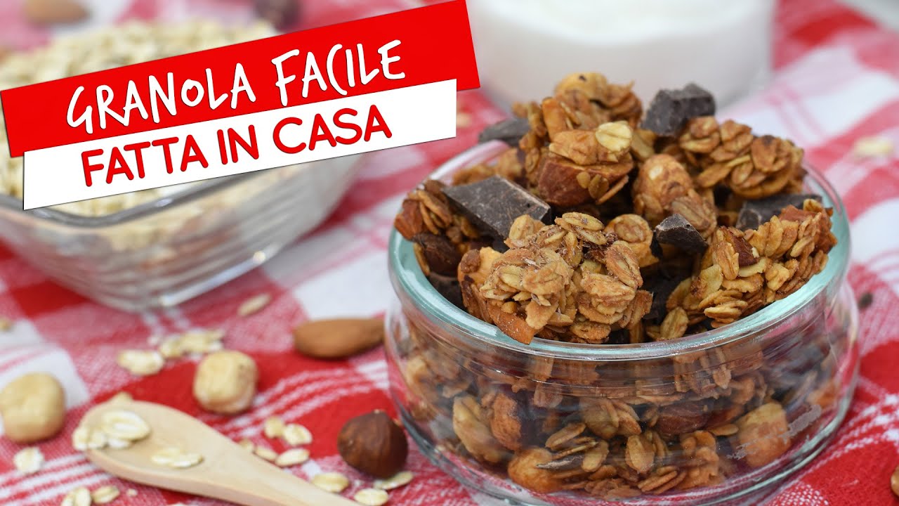 Granola fatta in casa: ricetta facile e sfiziosa