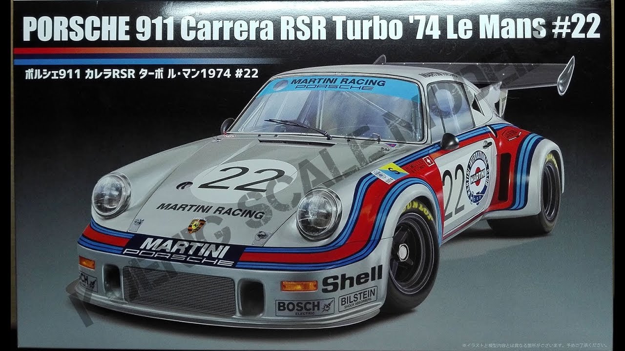 Обзор Porsche 911 Carrera RSR Turbo Le Mans 1974 #22 Fujimi 1/24 (сборные модели)