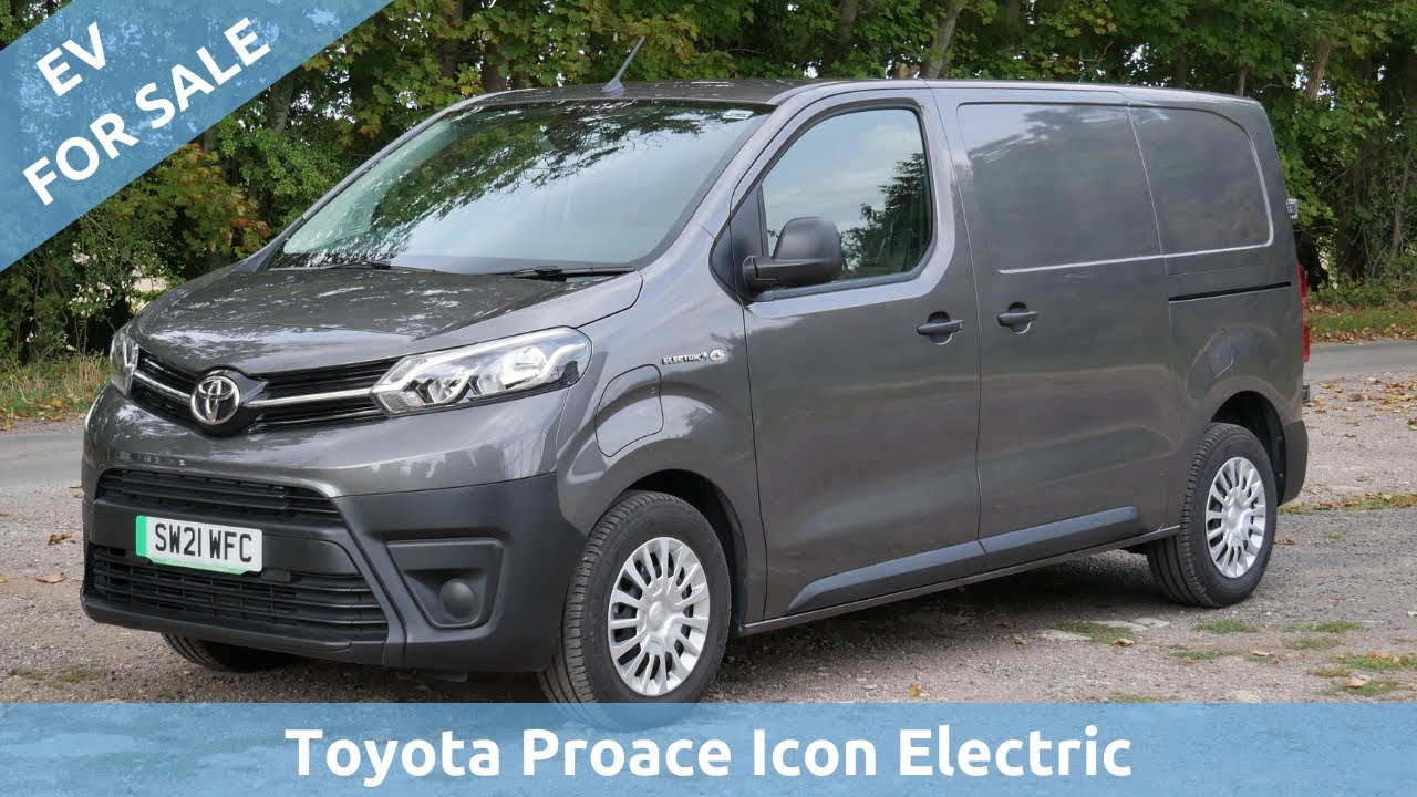 SOLD: 2021 Toyota Proace Icon Electric van, 50kWh battery
