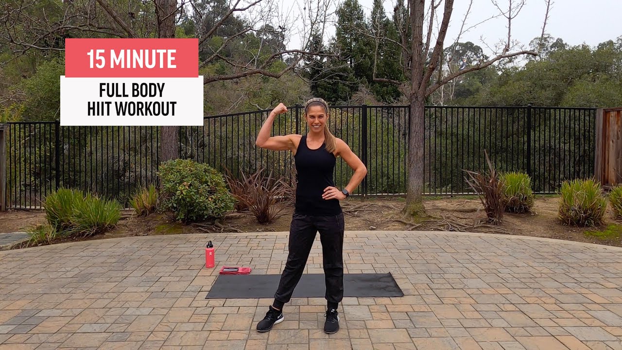 15 Minute Full Body HIIT Workout // With Warm Up & Cool Down // No Equipment